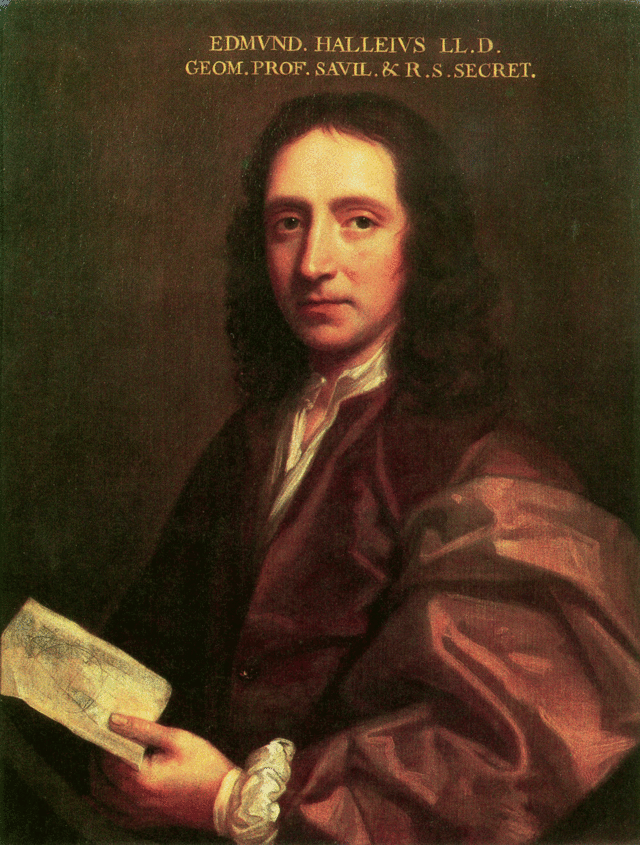 Portrait of Edmond Halley, 1656-1742