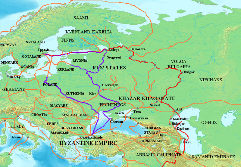 Trade Routes/ 700 - 1000